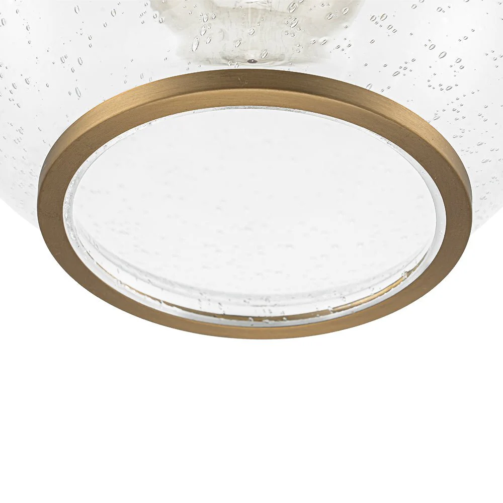 1-Light Corded Seeded Glass Globe Kitchen Pendant Light - Image 16