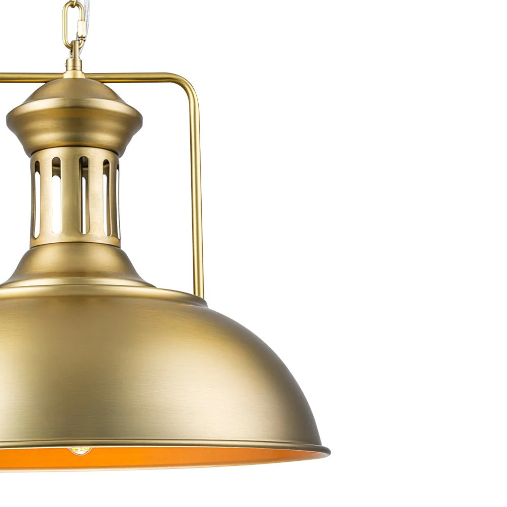1-Light Industrial Dome Pendant Light - Image 34