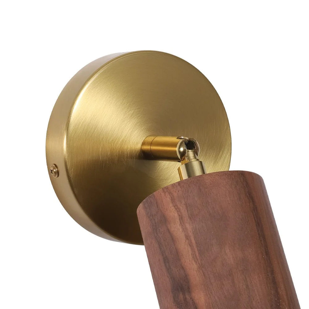 1-Light GU10 Adjustable Wooden Ceiling Spotlight Track Light - Image 15