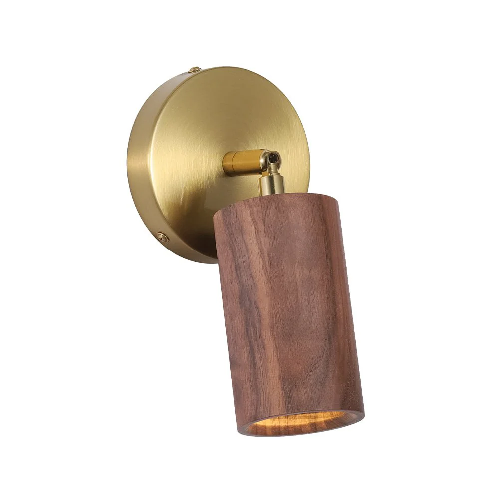 1-Light GU10 Adjustable Wooden Ceiling Spotlight Track Light - Image 7