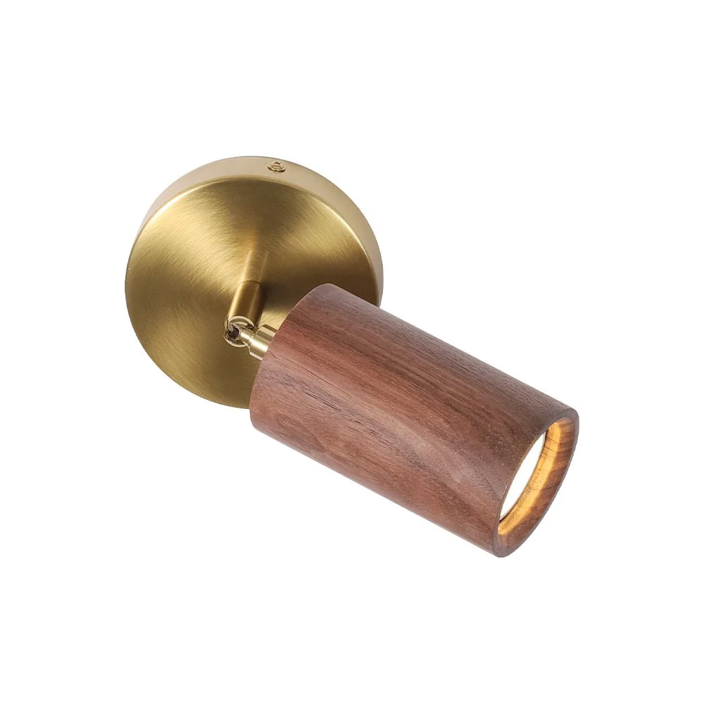 1-Light GU10 Adjustable Wooden Ceiling Spotlight Track Light - Image 8