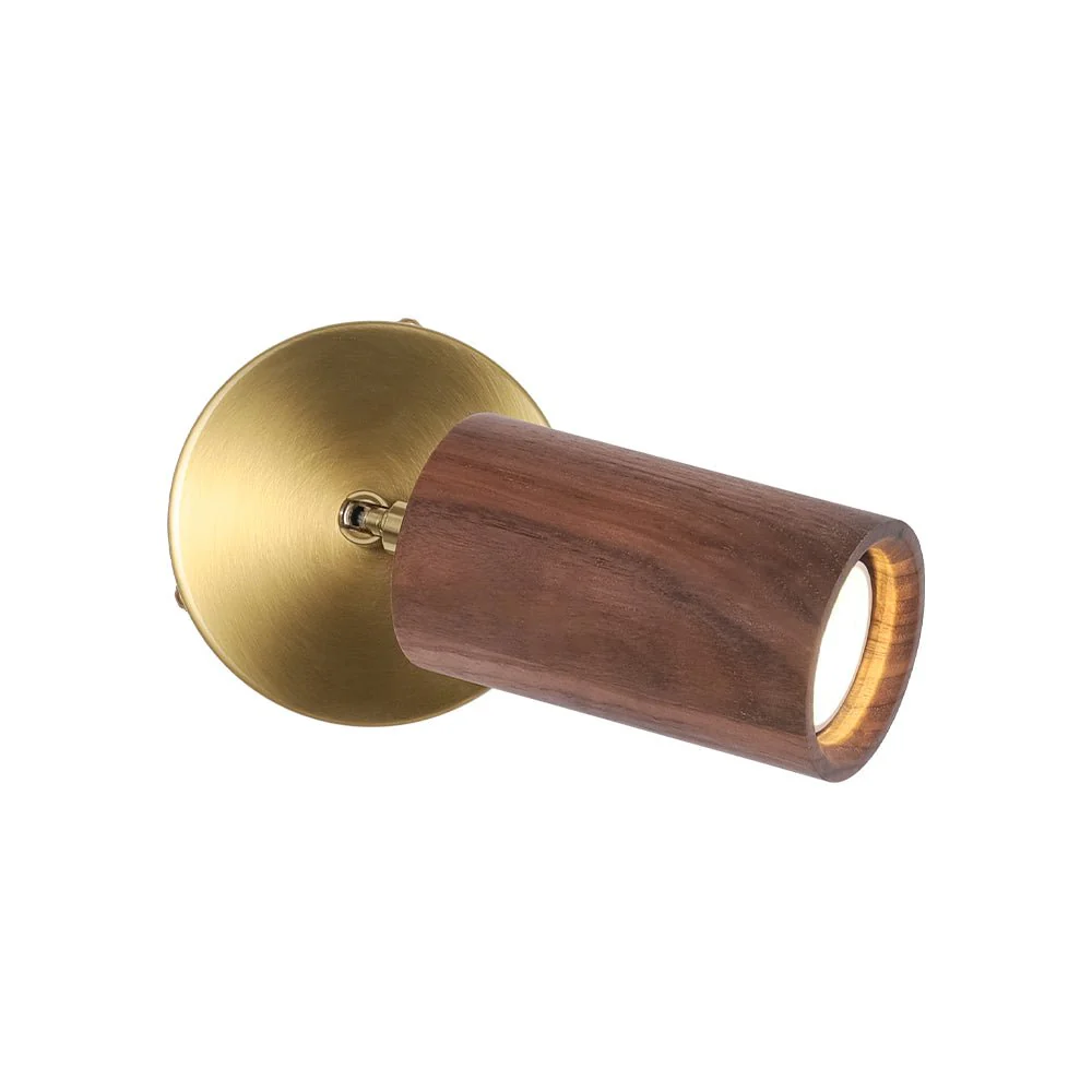 1-Light GU10 Adjustable Wooden Ceiling Spotlight Track Light - Image 9