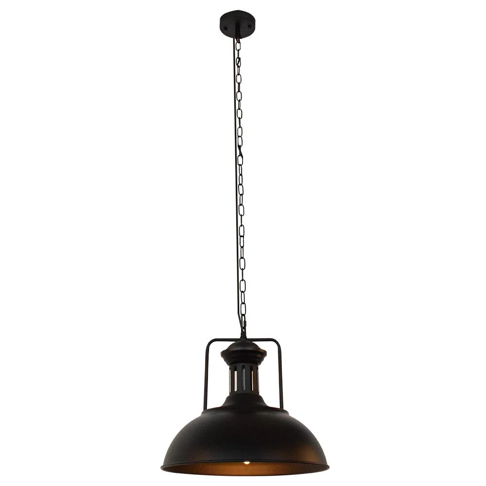 1-Light Industrial Dome Pendant Light - Image 16