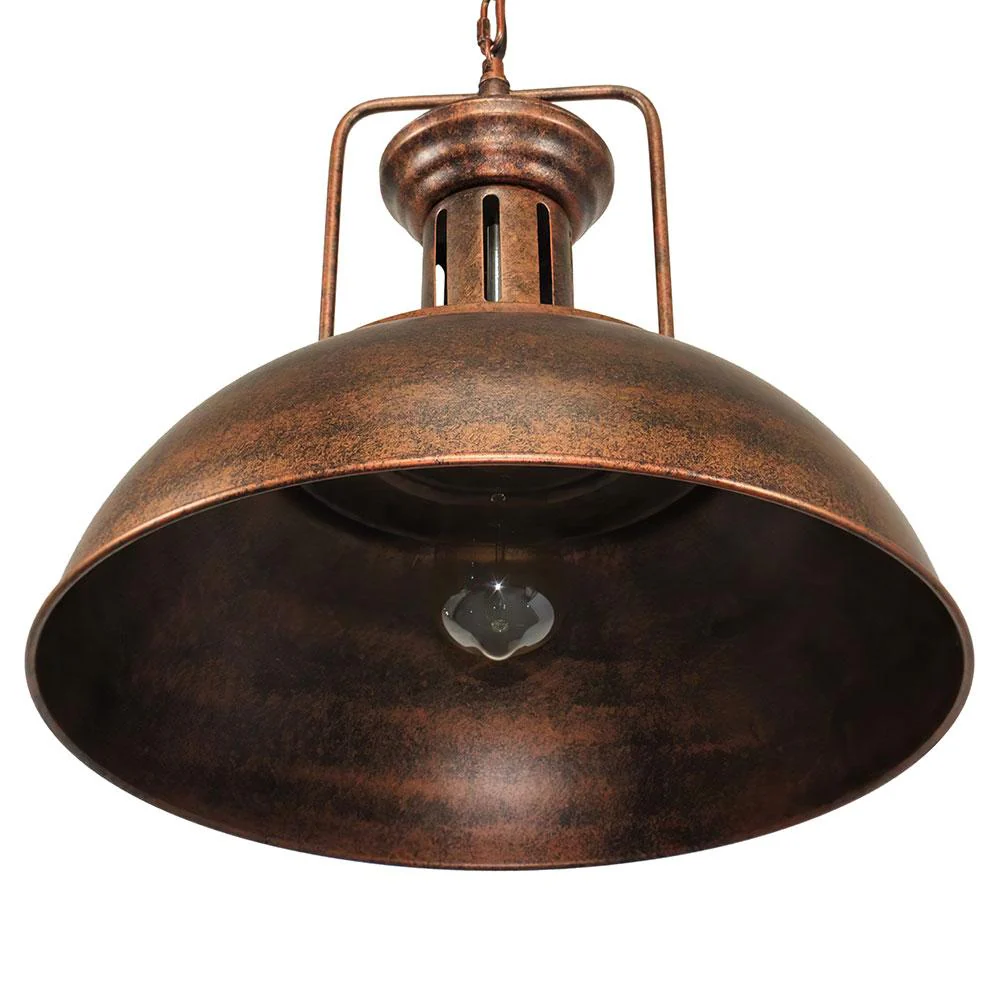 1-Light Industrial Dome Pendant Light - Image 7