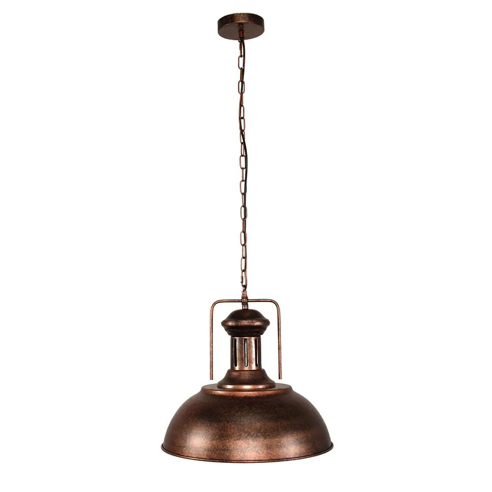 1-Light Industrial Dome Pendant Light - Image 8