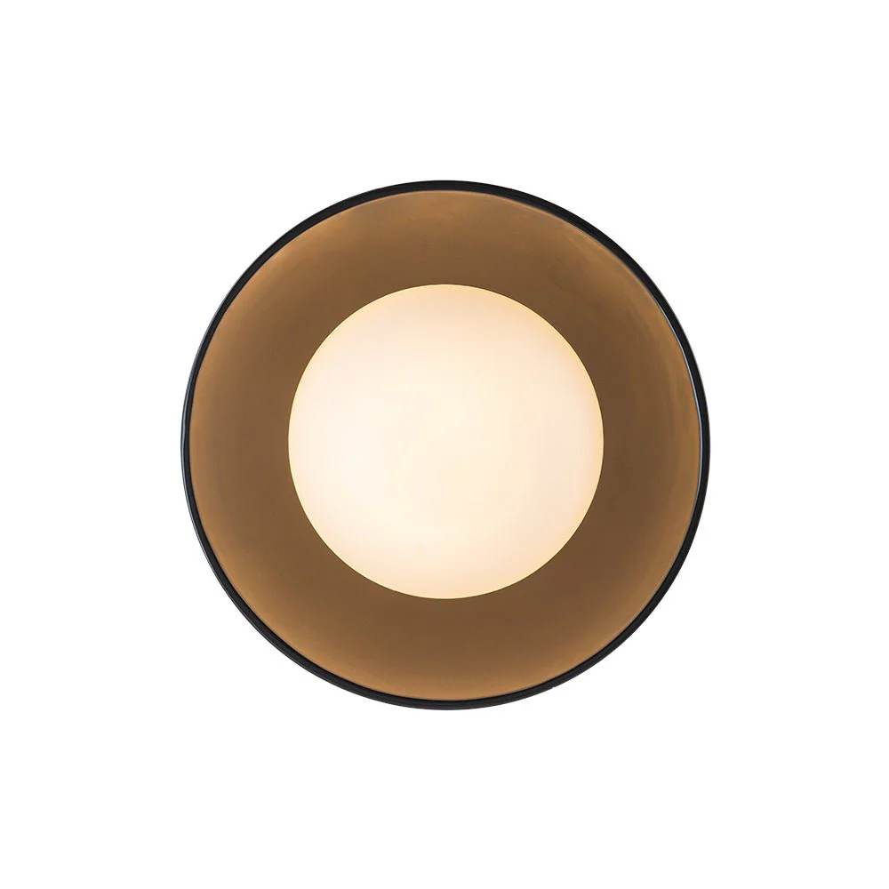 1-Light Ceramic Dome Frosted Shade Semi Flush Mount - Image 11