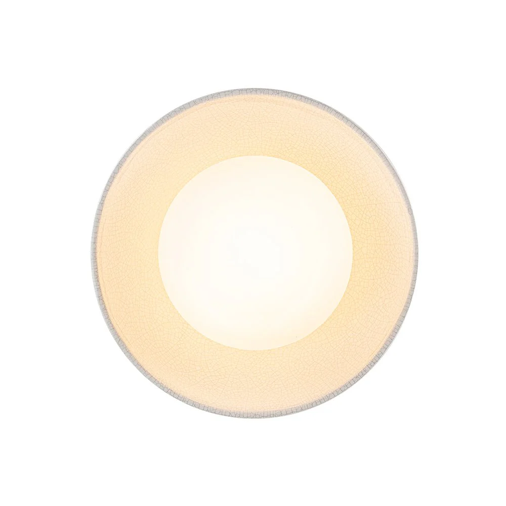 1-Light Ceramic Dome Frosted Shade Semi Flush Mount - Image 20