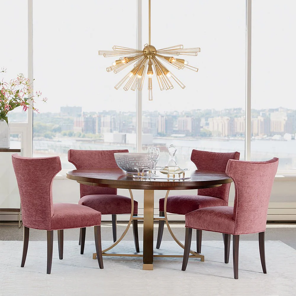 10-Light Geometric Sputnik Sunburst Chandelier - Image 3