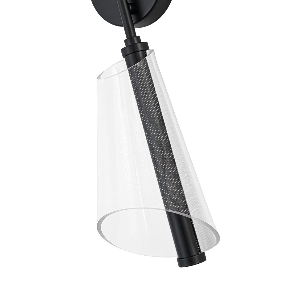 2-Light Dimmable LED Up Down Conical Vanity Wall Sconce - Image 23