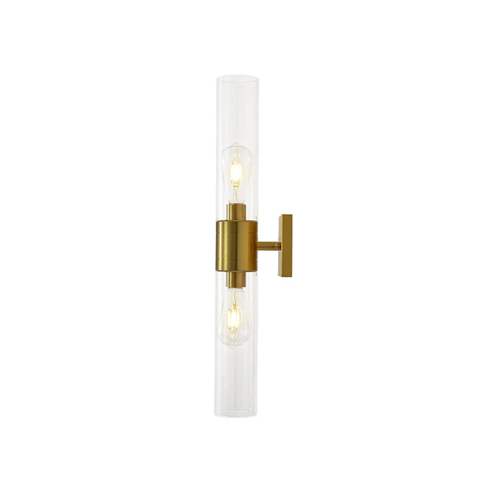 2-Light Up Down Glass Linear Tube Vanity Wall Lamp - Image 6