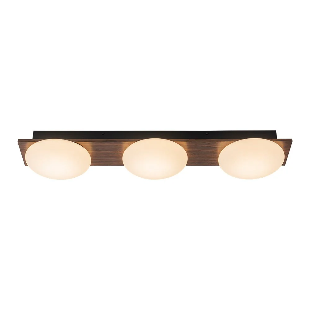 3-Light Dimmable LED Rustic Linear Flush Mount Light - Image 13