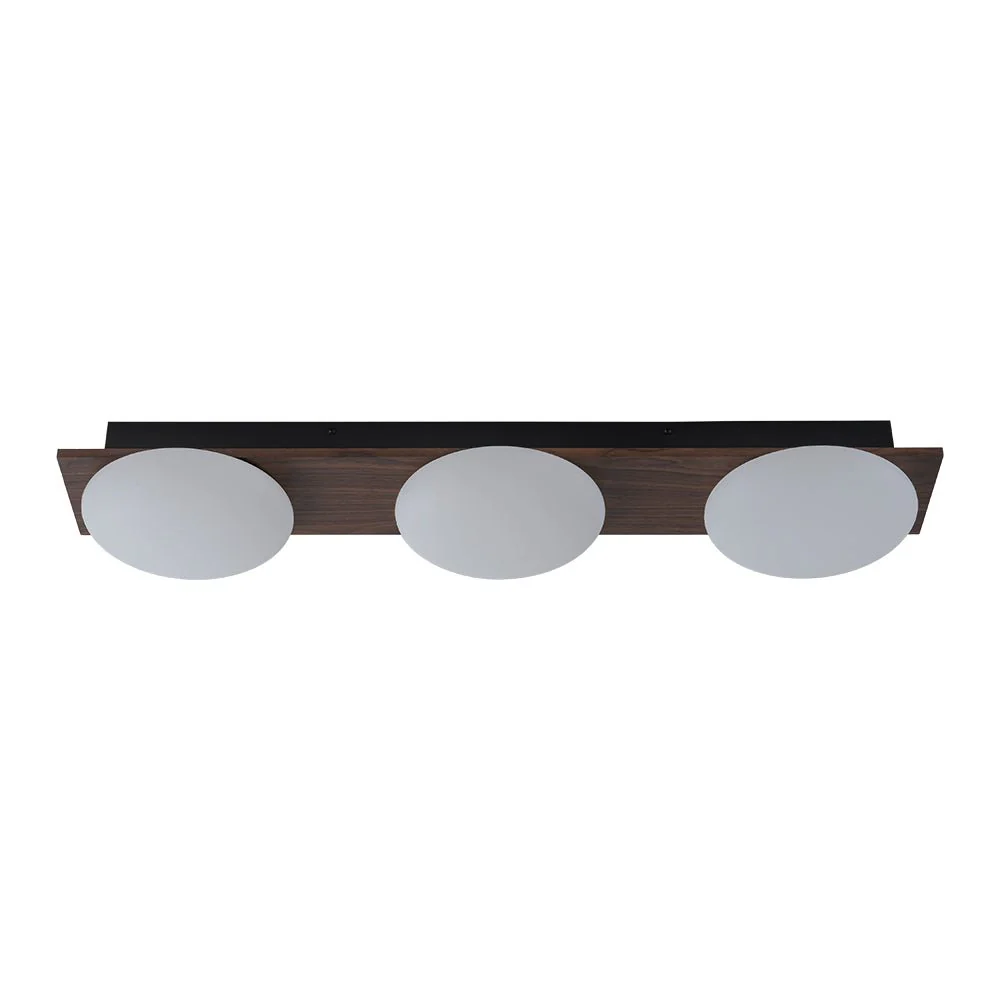 3-Light Dimmable LED Rustic Linear Flush Mount Light - Image 14