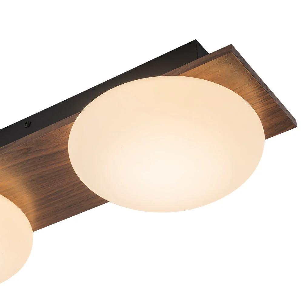 3-Light Dimmable LED Rustic Linear Flush Mount Light - Image 17