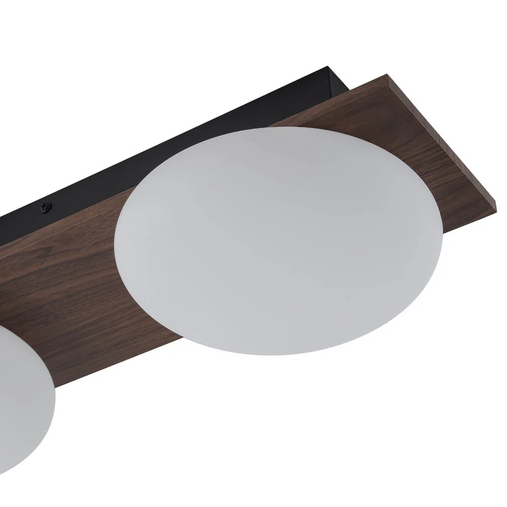 3-Light Dimmable LED Rustic Linear Flush Mount Light - Image 18