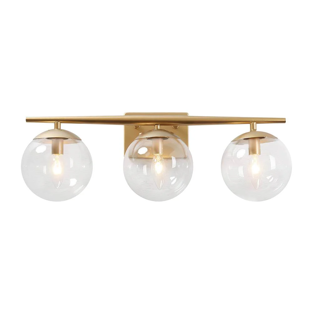 3-light Globe Vanity Wall Light - Image 3