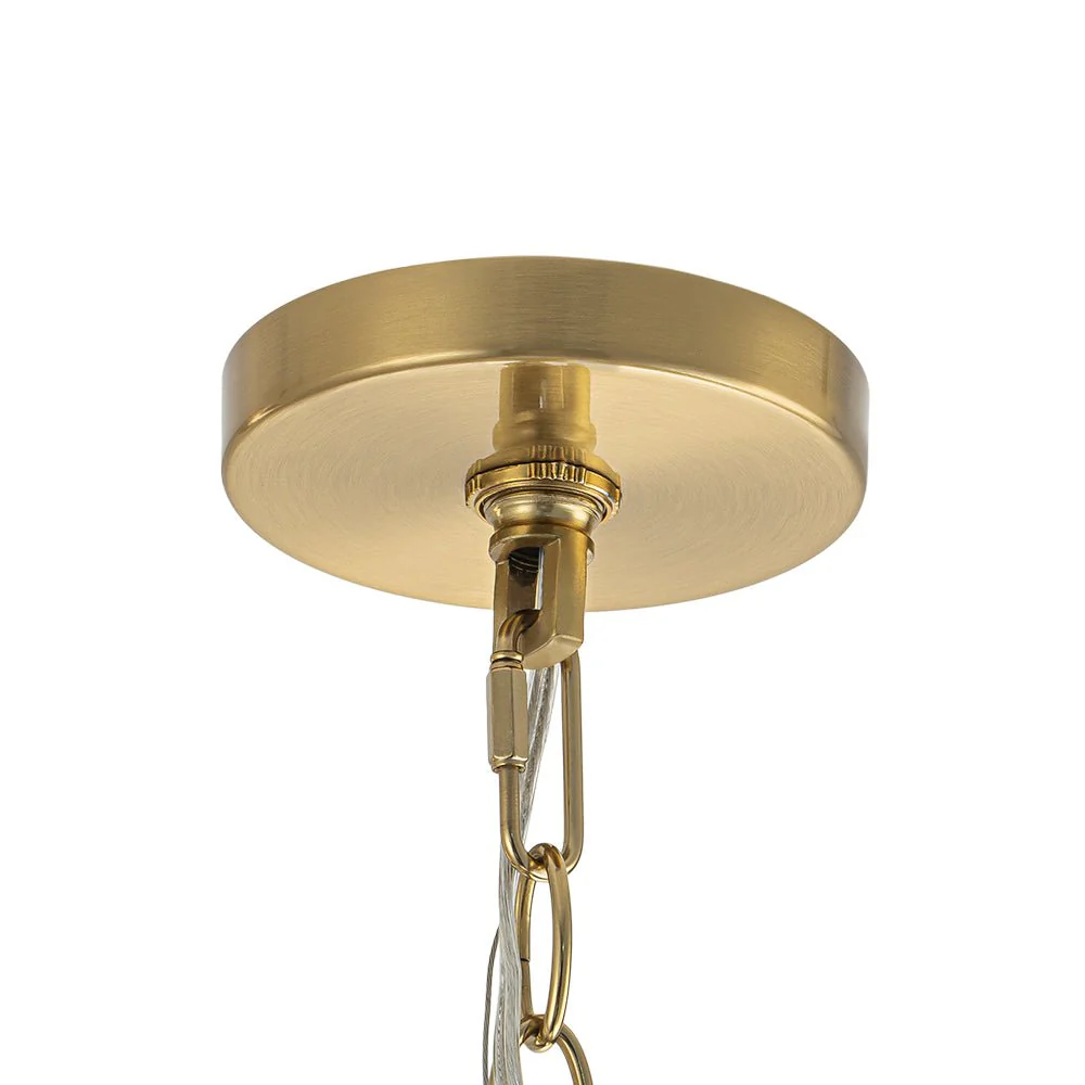 4-Light French Candle Style Wide Square Glass Lantern Pendant - Image 10