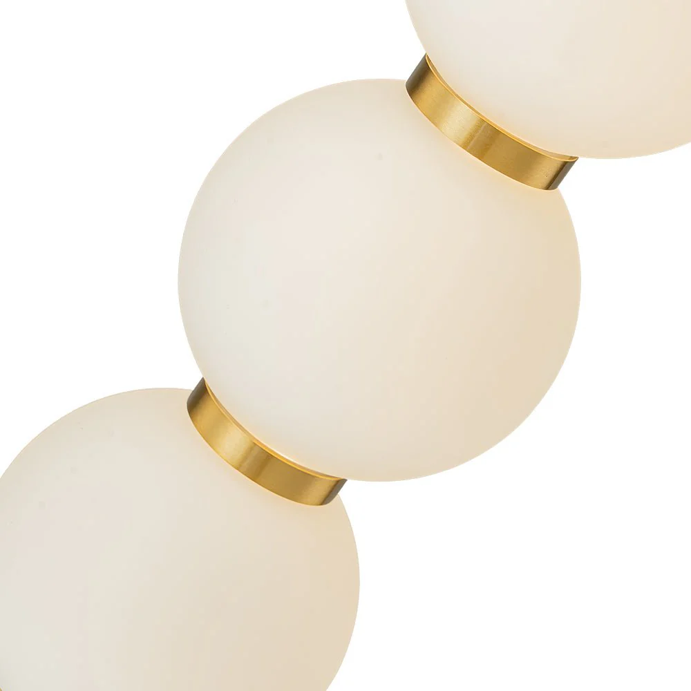 4-Light LED Frosted Glass Strand Globe Pendant Light - Image 11