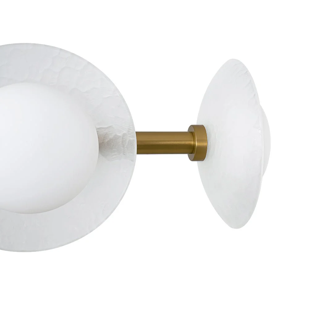 6-Light Frosted Glass Globe Linear Island Chandelier - Image 14