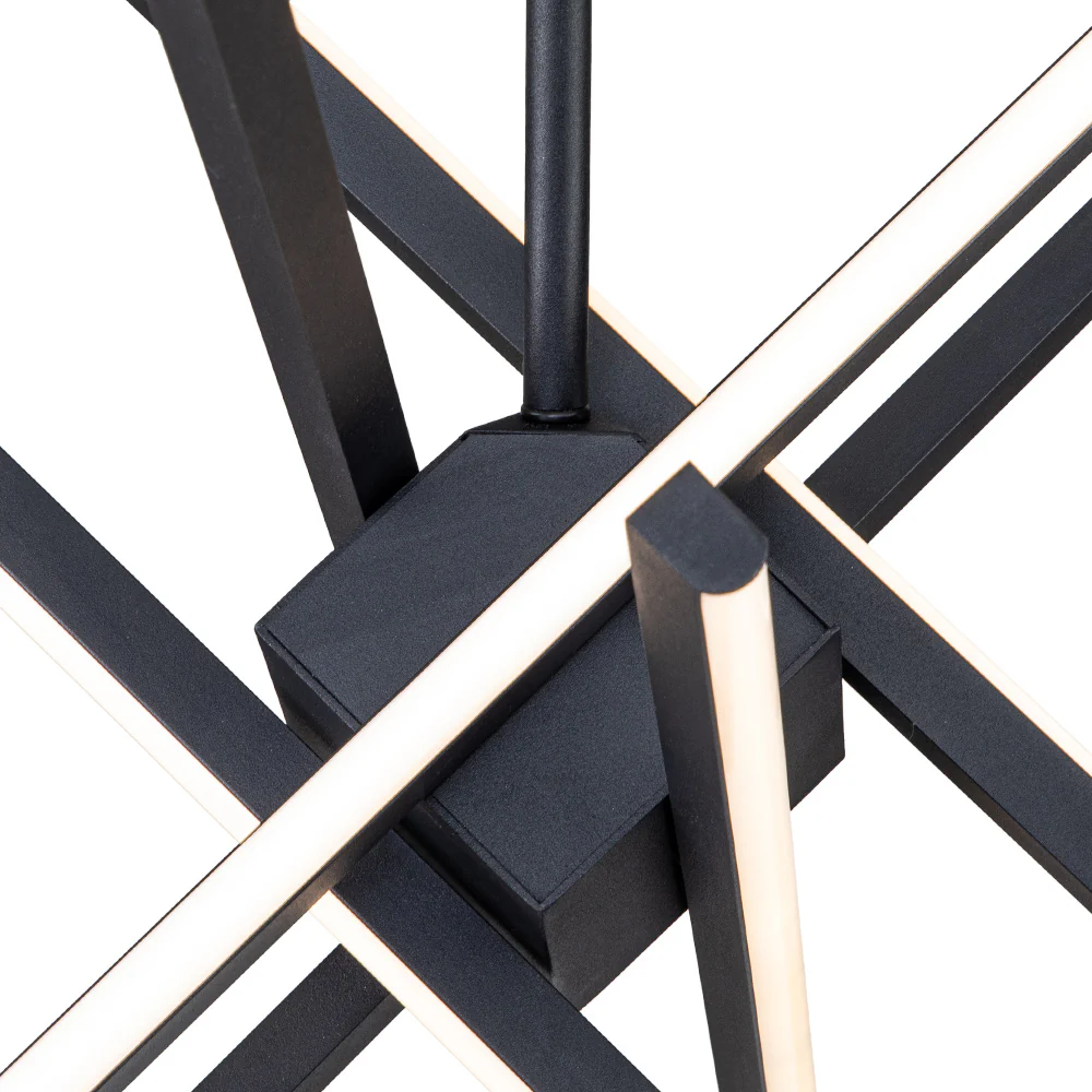 6-Light LED Rod Sputnik Chandelier - Image 10