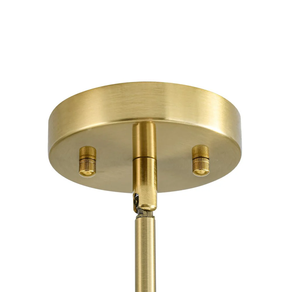 7-light Brass Sputnik Opal Glass Globe Bubble Chandelier - Image 22