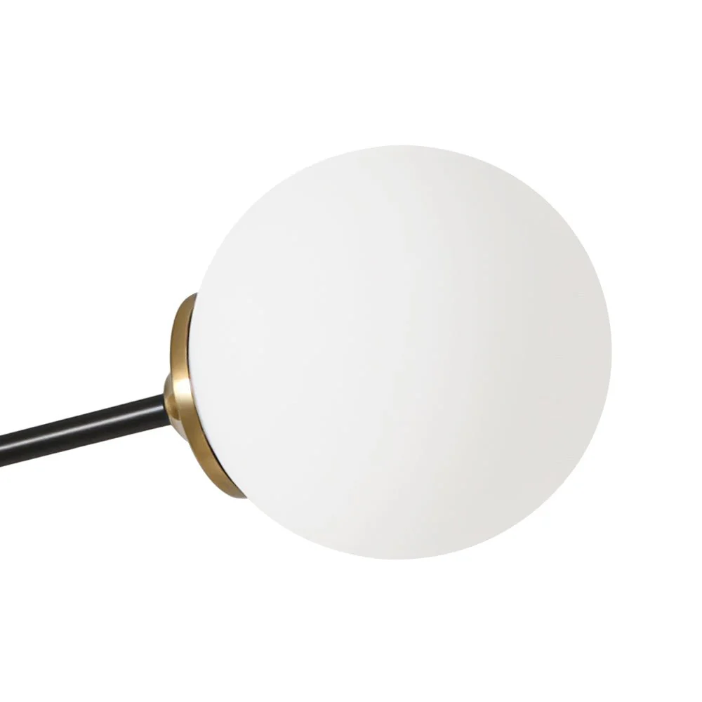 9-Light Opal Glass Bubble Sputnik Semi Flush Chandelier - Image 21