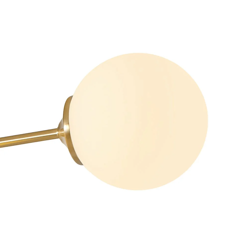 9-Light Opal Glass Bubble Sputnik Semi Flush Chandelier - Image 22
