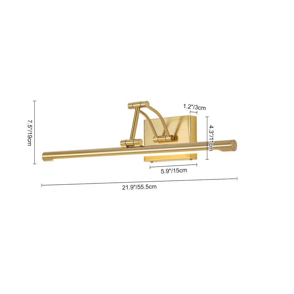 Adjustable Dimmable LED Linear Vanity Lamp Picture Light - Image 15