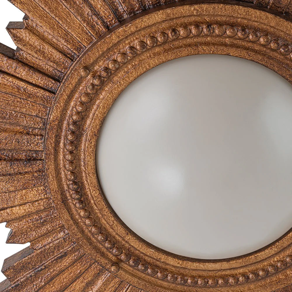 Antique Apollo Sunburst Sculpture Flush Mount / Wall Light - Image 17