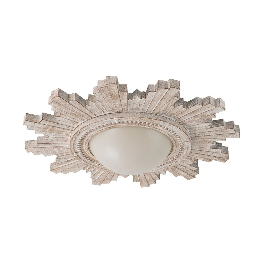 Antique Apollo Sunburst Sculpture Flush Mount / Wall Light - Image 27