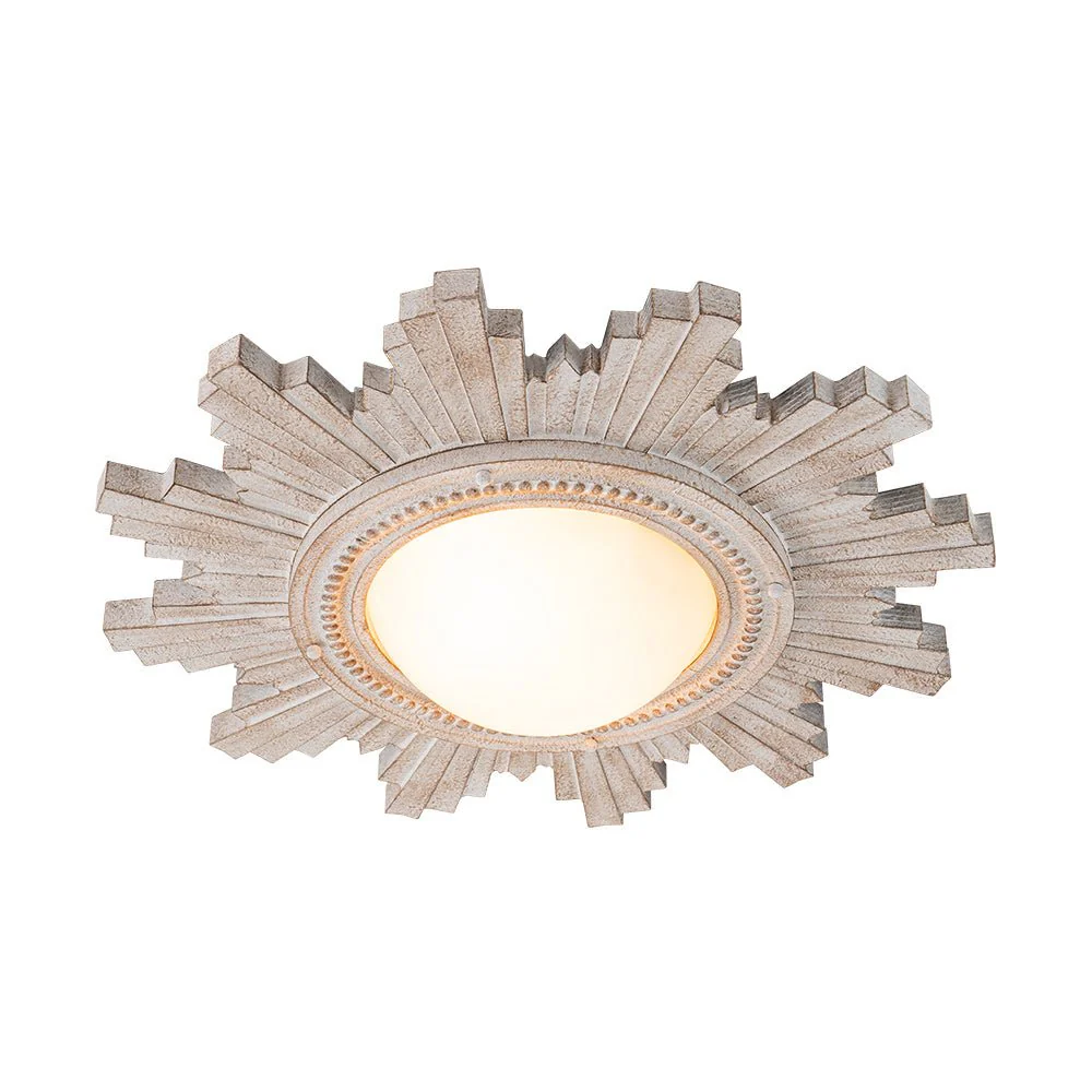 Antique Apollo Sunburst Sculpture Flush Mount / Wall Light - Image 28
