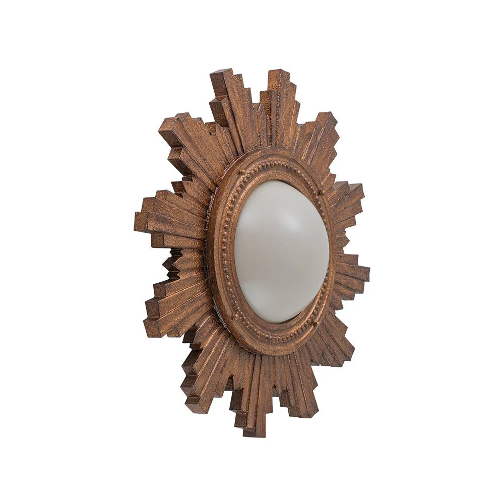 Antique Apollo Sunburst Sculpture Flush Mount / Wall Light - Image 9