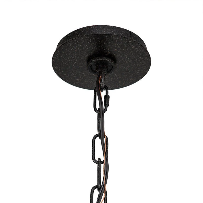Antique Wood Beaded Empire Chandelier - Image 11