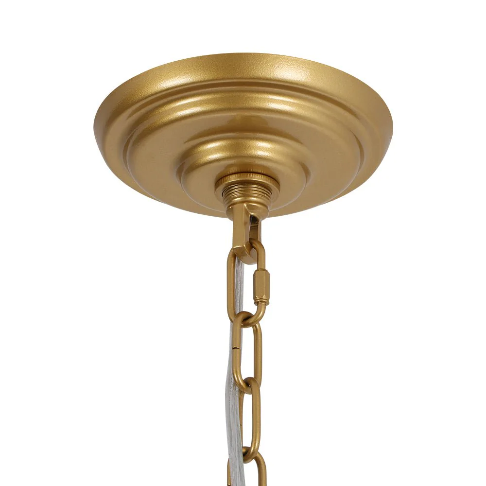 Art Deco Blossom Floral Cage Drum Lantern Pendant Light - Image 18