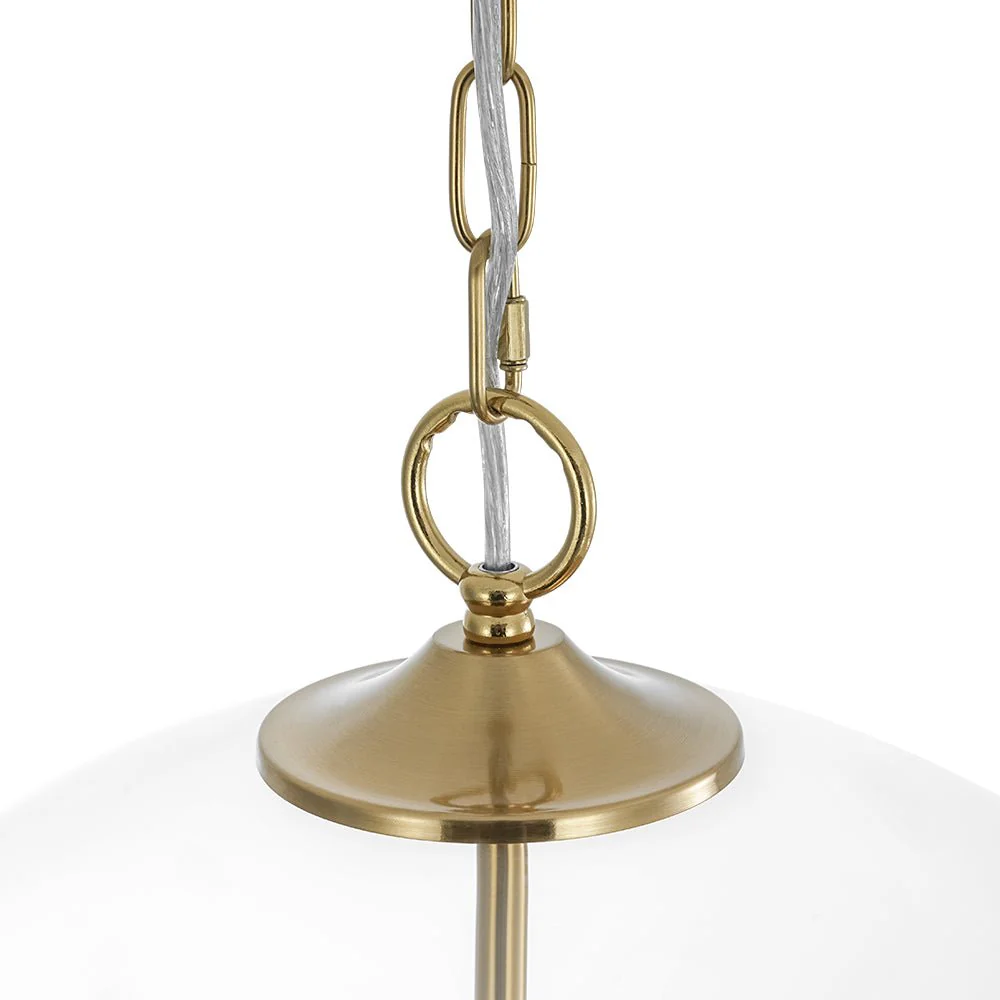 Art Deco Brass Tiered Clear Glass Jellyfish Style Chandelier - Image 14