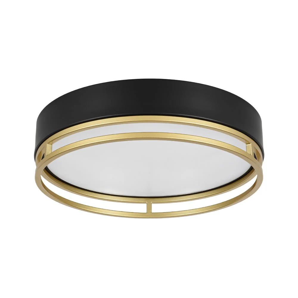 Black Gold Metal Round Dimmable LED Flush Mount Light 5CCT - Image 6
