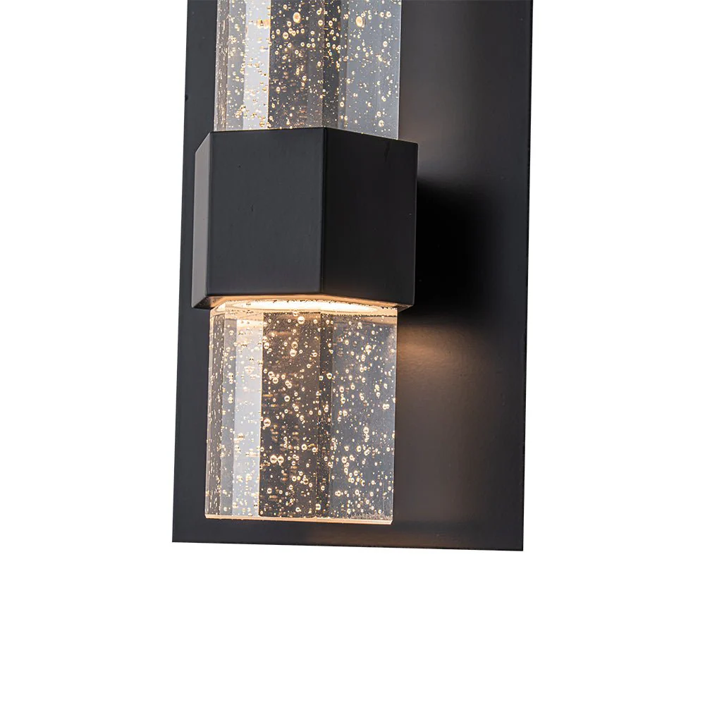 Black Linear Bubble Crystal Tube Dimmable LED Wall Light - Image 10