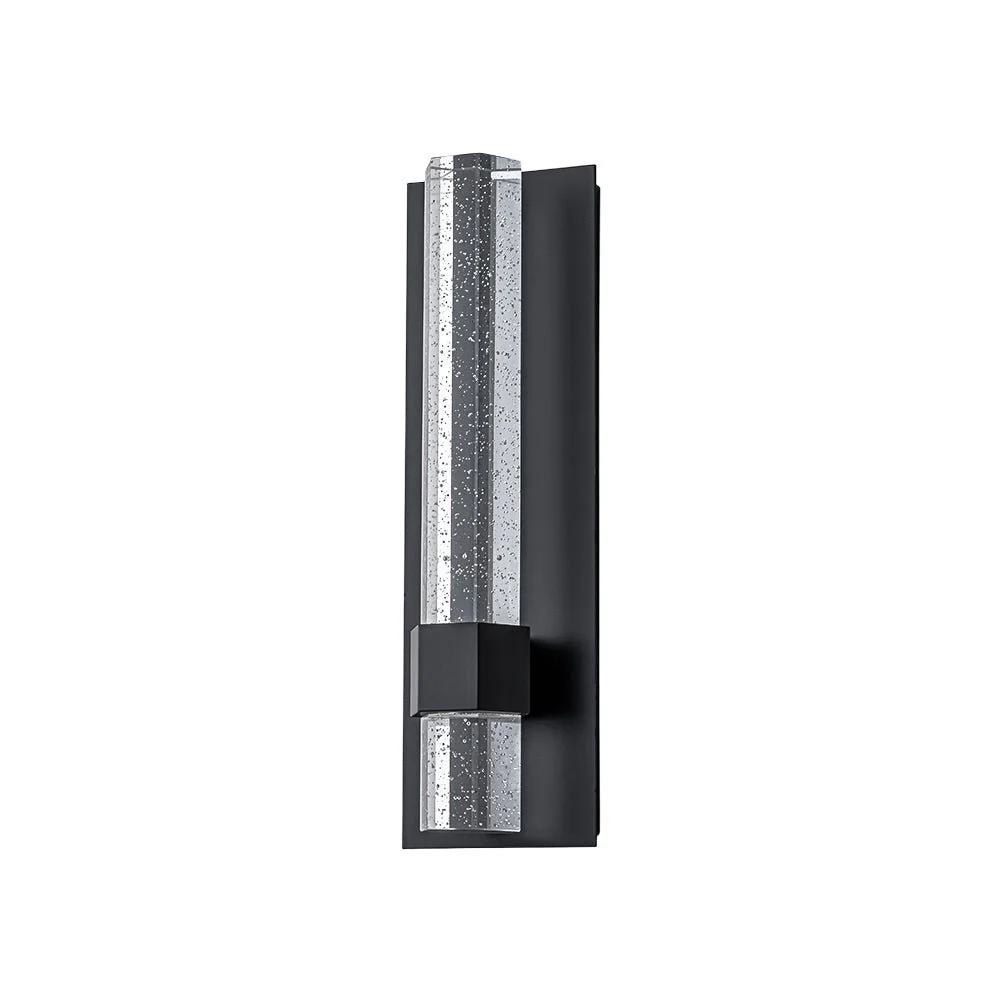 Black Linear Bubble Crystal Tube Dimmable LED Wall Light - Image 4
