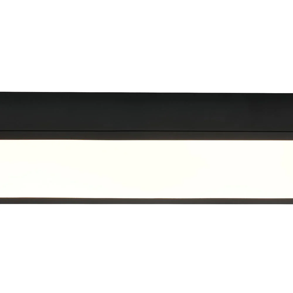 Black Minimalist Oval Dimmable LED Flush Mount Light - Image 16