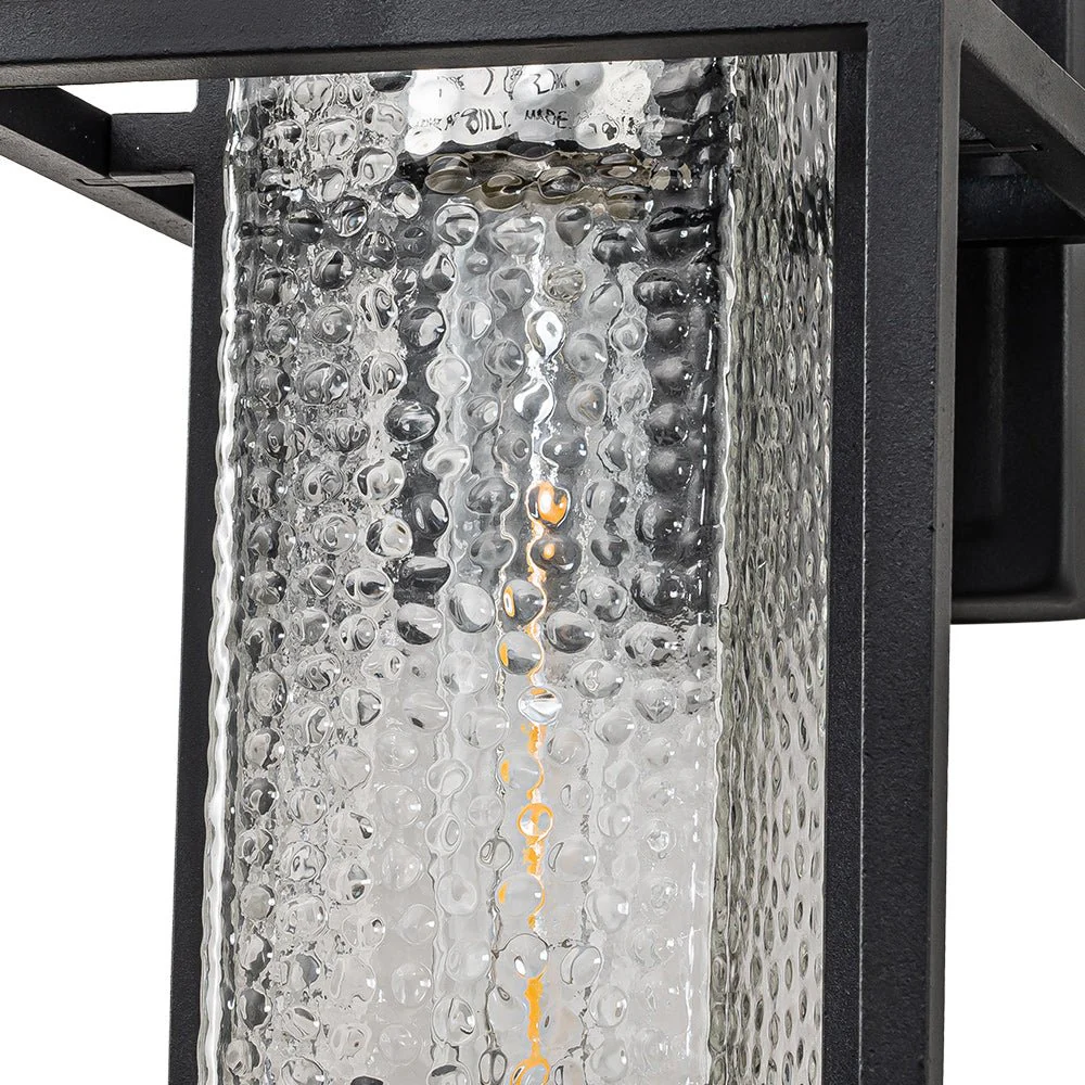 IP23 Black Waterproof 1-Light Square Cage Outdoor Wall Sconce - Image 7