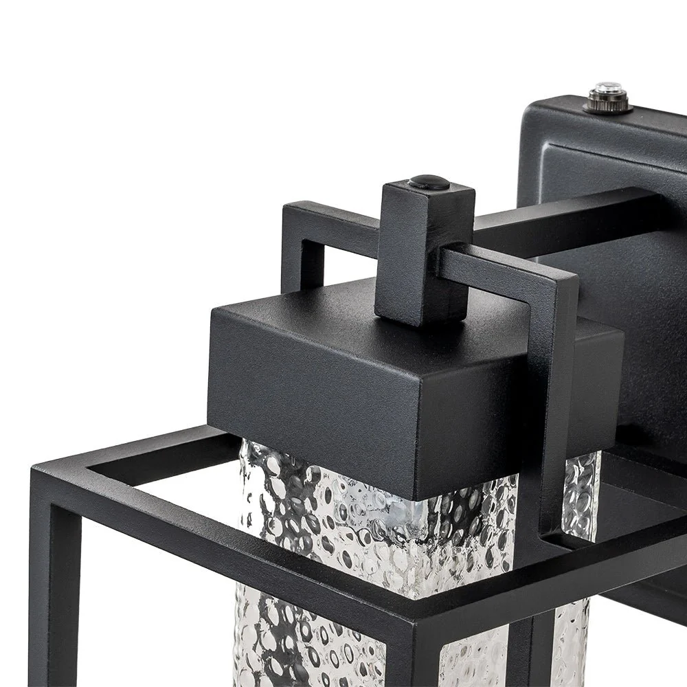 IP23 Black Waterproof 1-Light Square Cage Outdoor Wall Sconce - Image 8
