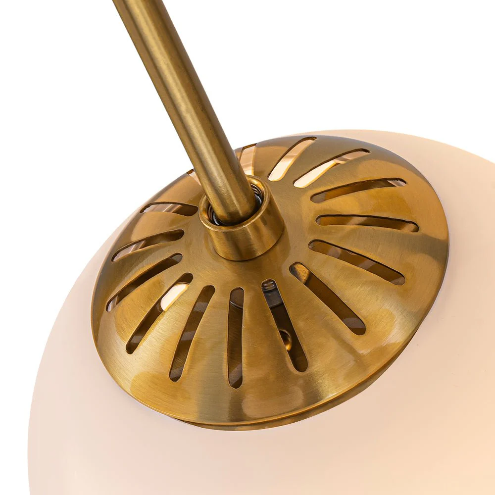 Bloom Frosted Glass Bubble Sphere Sputnik Chandelier - Image 13