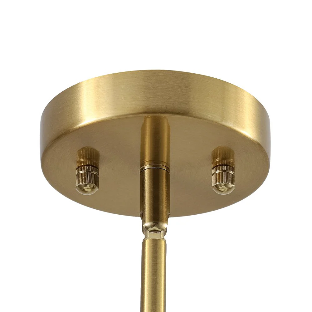 Bloom Brass Cluster Opal Glass Globe Bubble Chandelier - Image 14