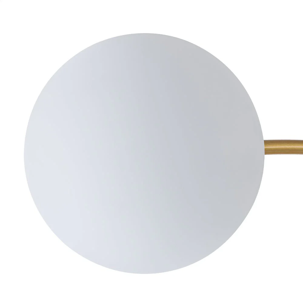 Bloom Dimmable Opal Glass Globe Bubble Semi Flush Chandelier - Image 18
