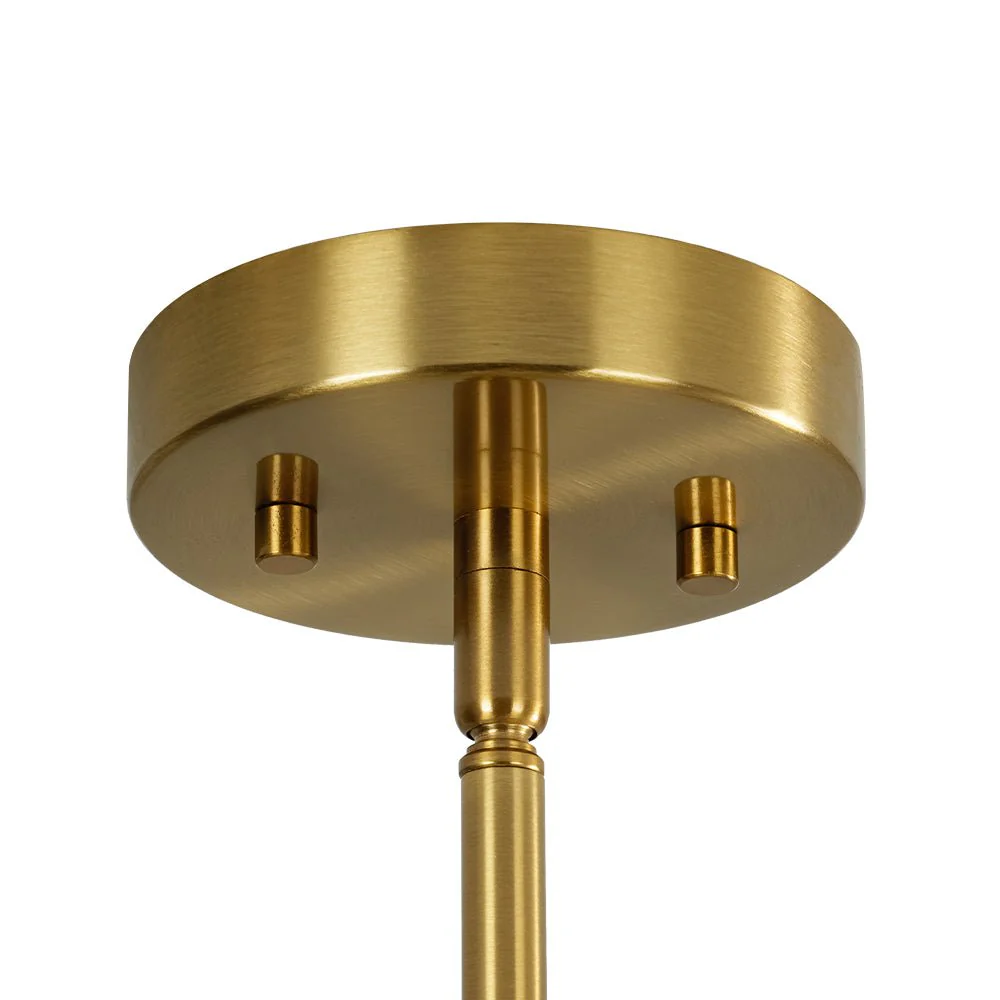 Bloom Frosted Glass Globe Bubble Brass Sputnik Chandelier - Image 14
