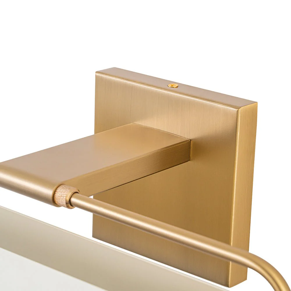 Brass Beige Iron Rectangle Shade Vanity Sconce Picture Light - Image 12