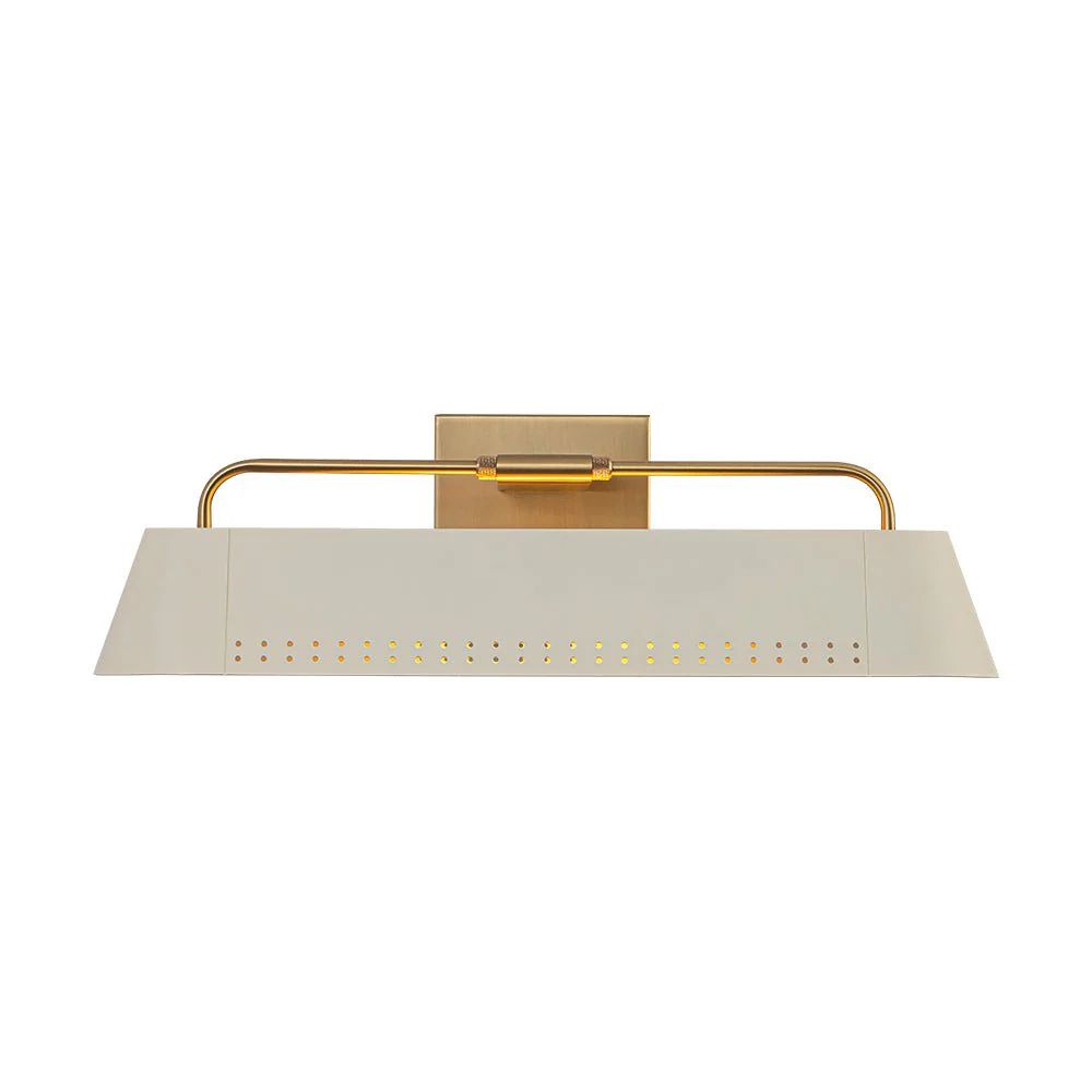 Brass Beige Iron Rectangle Shade Vanity Sconce Picture Light - Image 6
