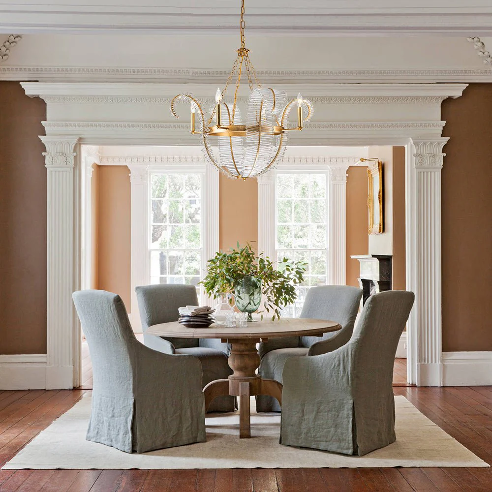 Chic Antique Crystal Floral Chandelier - Image 12