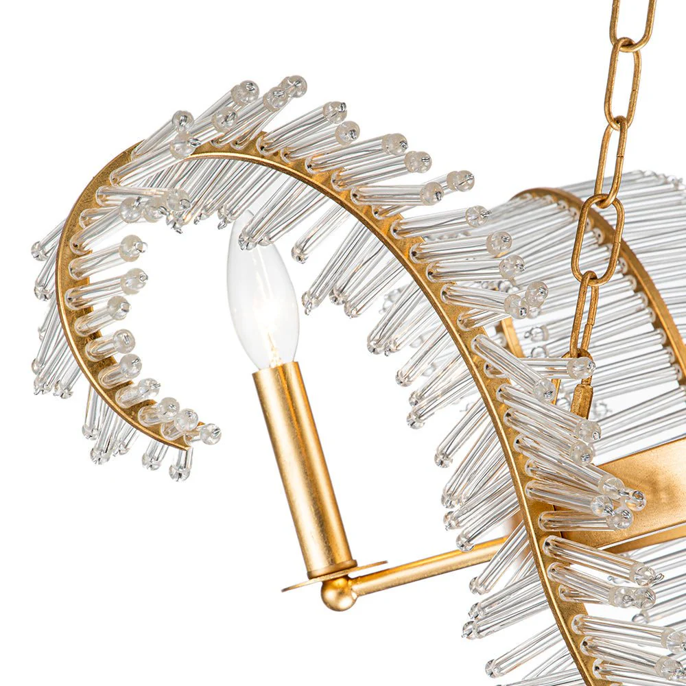 Chic Antique Crystal Floral Chandelier - Image 17