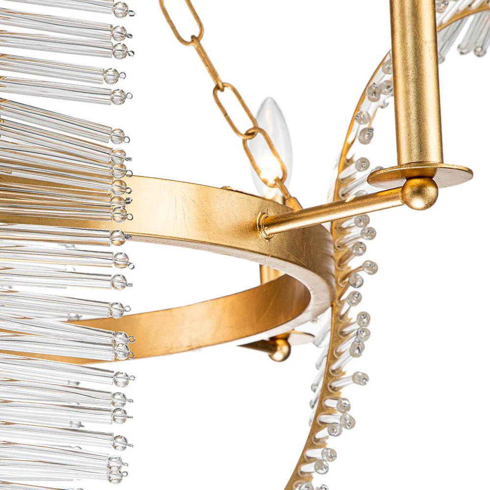 Chic Antique Crystal Floral Chandelier - Image 18