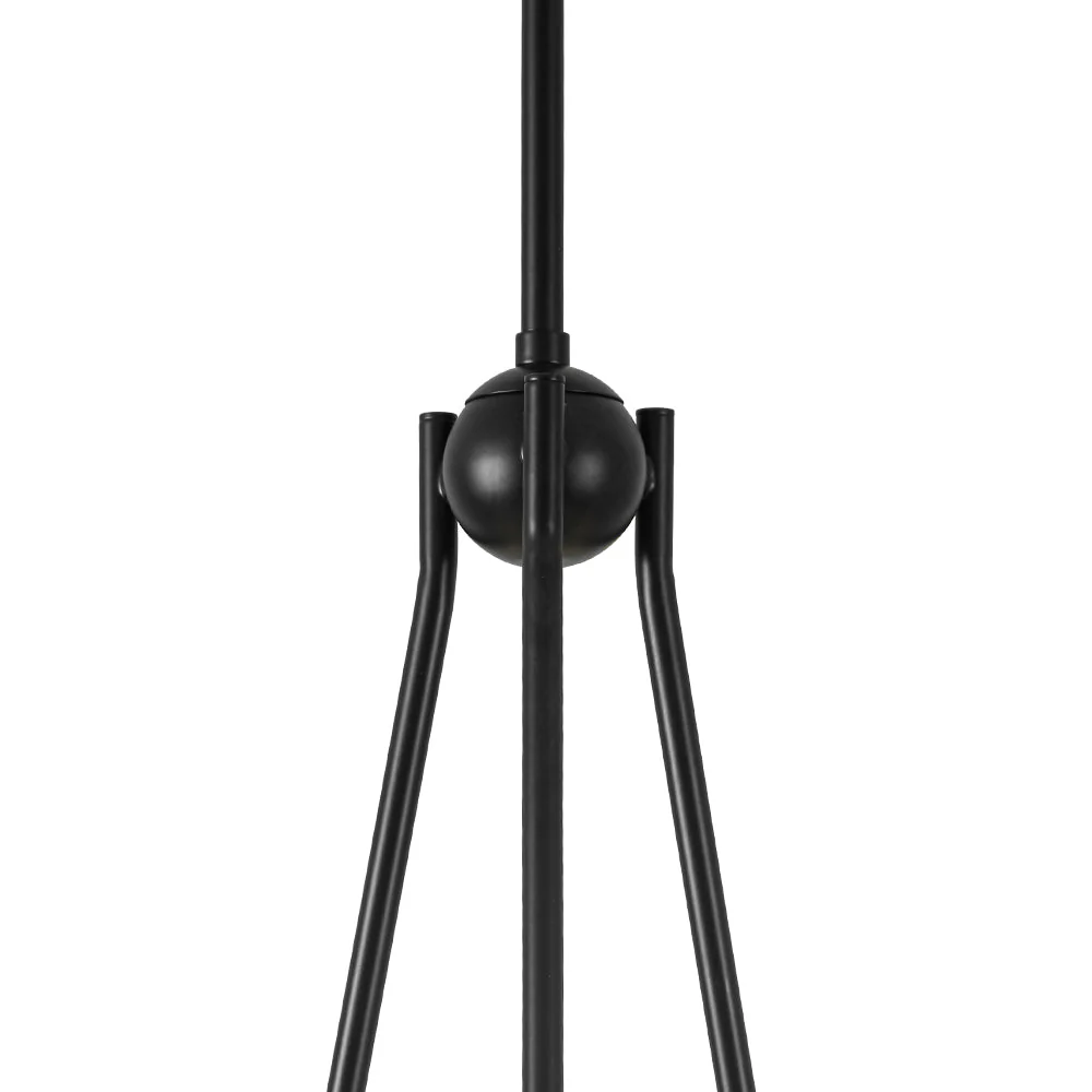 Classic 6-Light Fabric Conical Shade Wheel Chandelier - Image 14